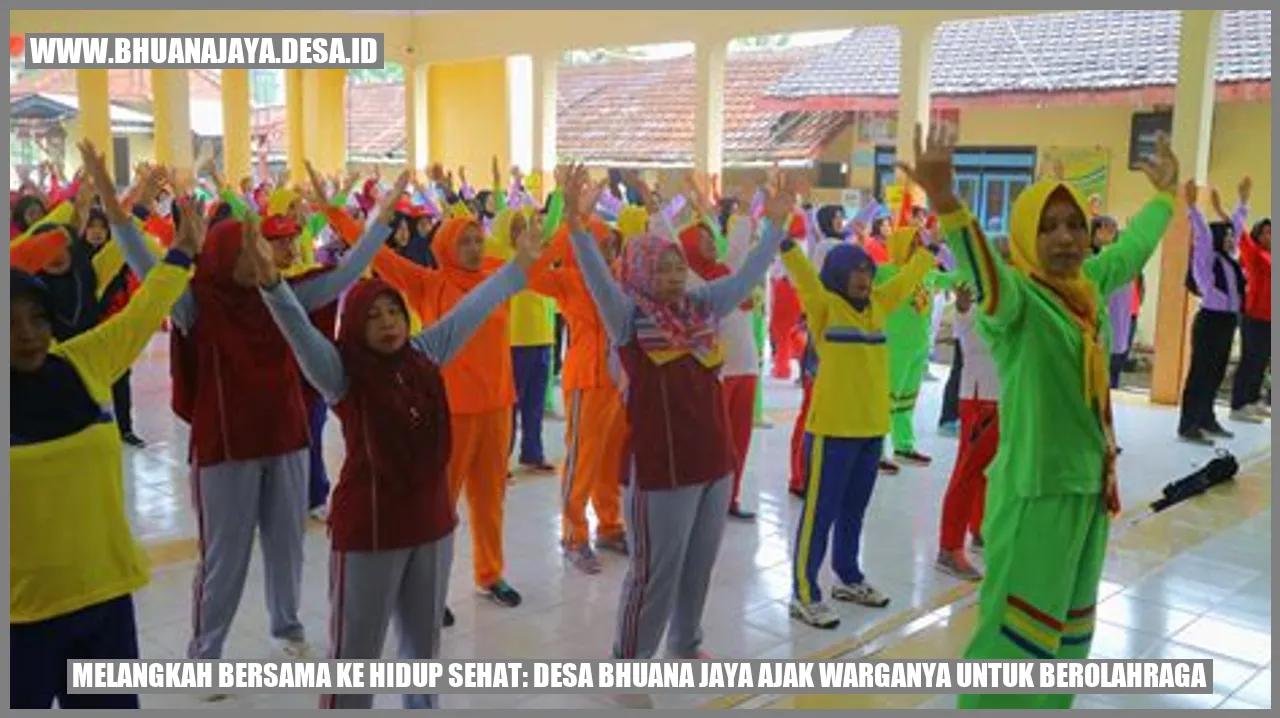 Melangkah Bersama ke Hidup Sehat: Desa Bhuana Jaya Ajak Warganya untuk Berolahraga