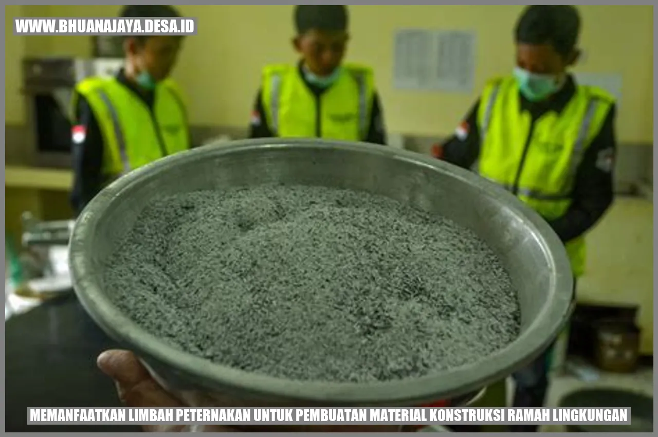 Limbah Peternakan untuk Pembuatan Material Konstruksi