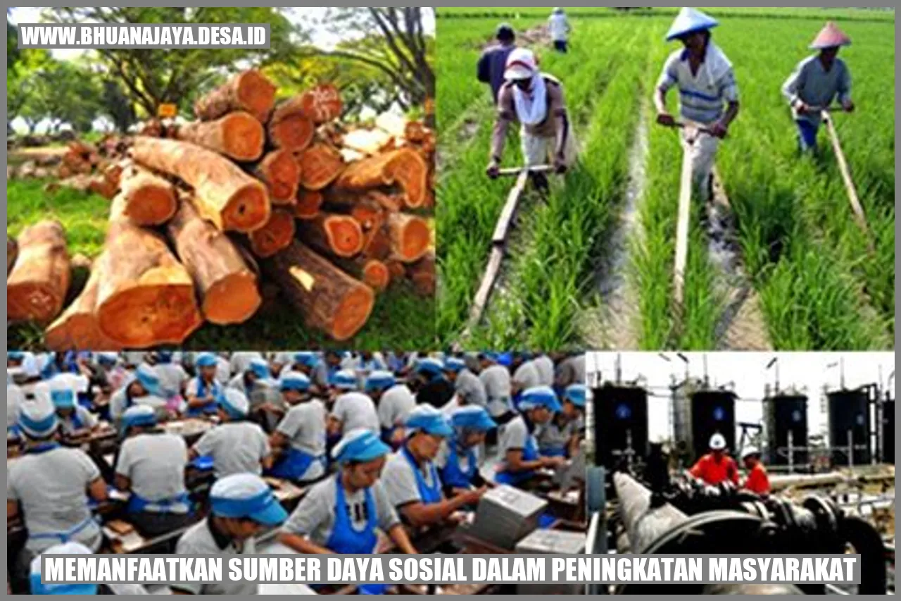 Memanfaatkan Sumber Daya Sosial dalam Peningkatan Masyarakat