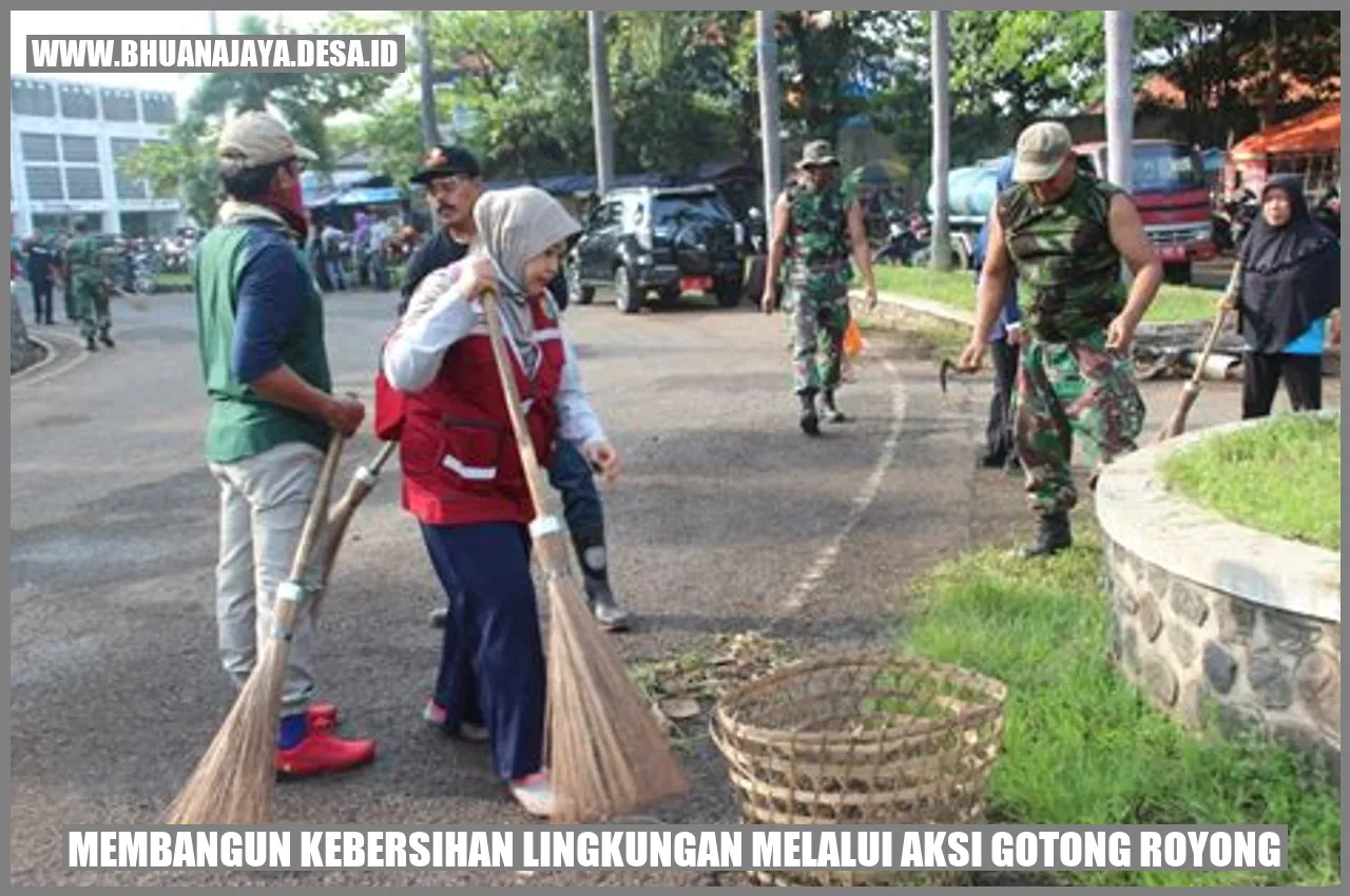 Membangun Kebersihan Lingkungan Melalui Aksi Gotong Royong