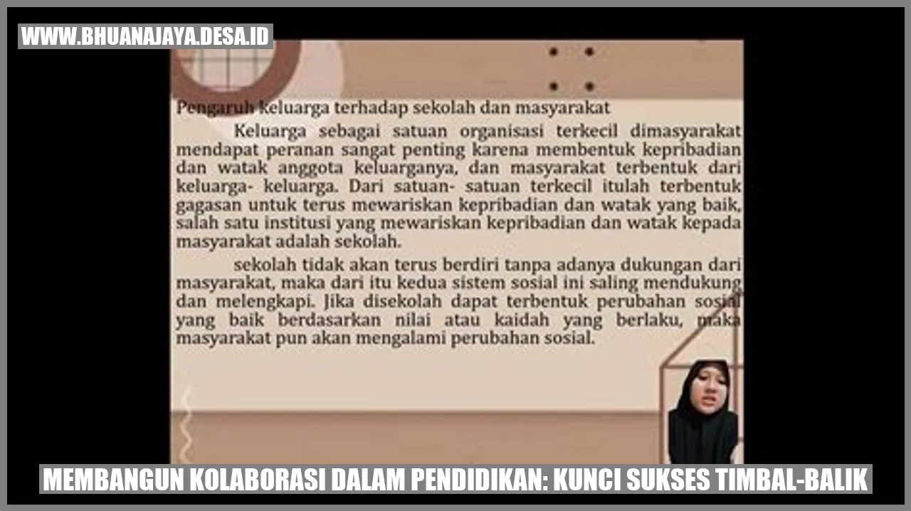 Membangun Kolaborasi dalam Pendidikan: Kunci Sukses Timbal-balik