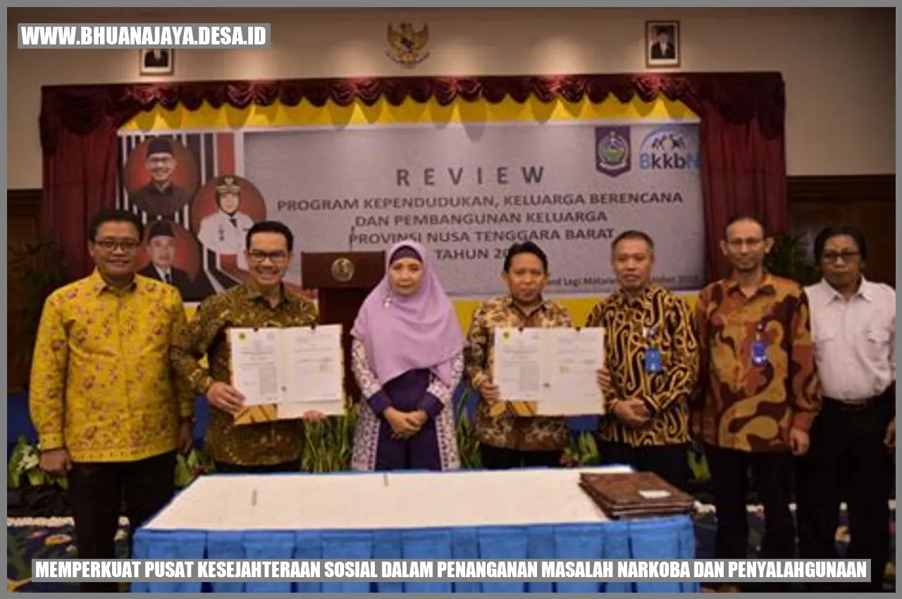 Gambar Menunjukkan Pentingnya Memperkuat Pusat Kesejahteraan Sosial dalam Penanganan Masalah Narkoba dan Penyalahgunaan