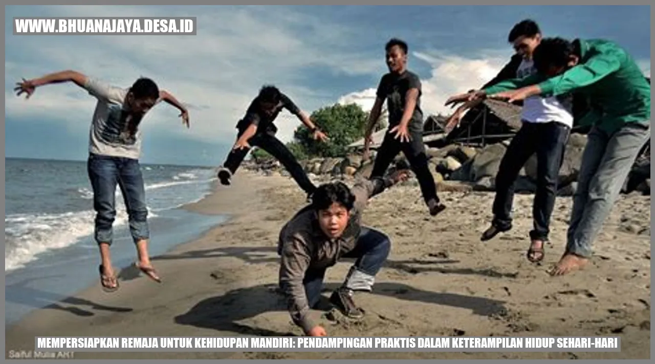 Remaja yang belajar keterampilan hidup
