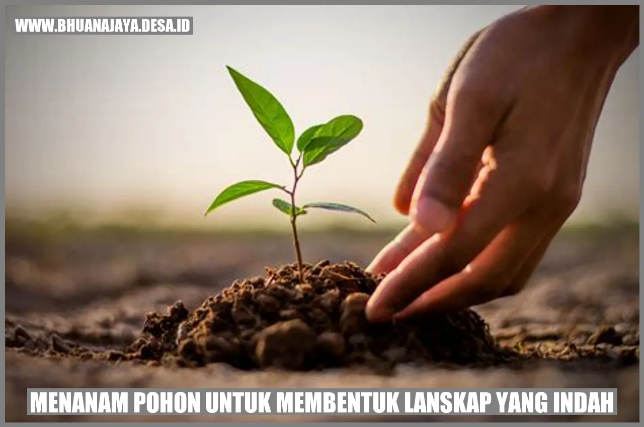 Menanam Pohon untuk Membentuk Lanskap yang Indah