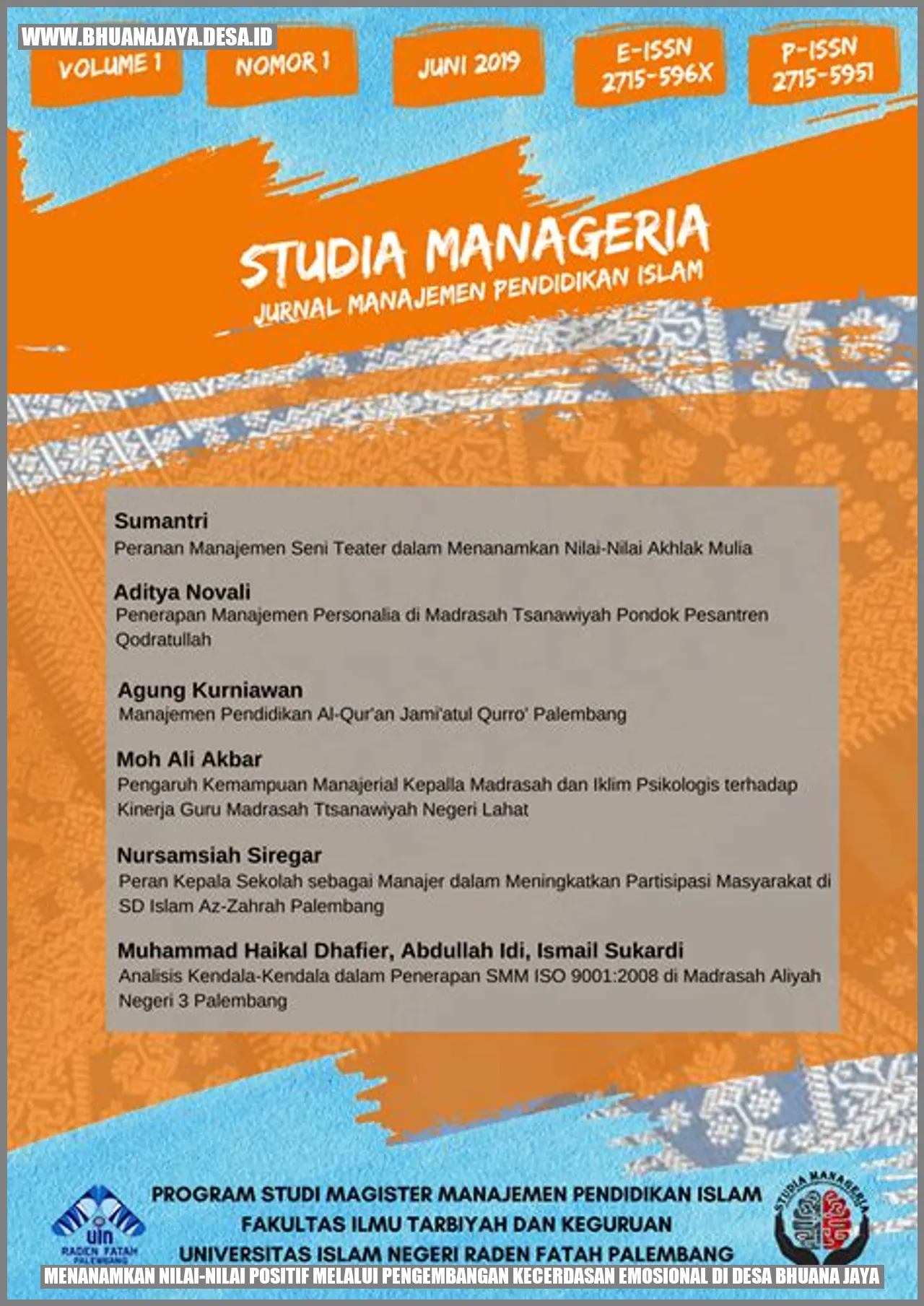 Menanamkan Nilai-Nilai Positif melalui Pengembangan Kecerdasan Emosional di Desa Bhuana Jaya