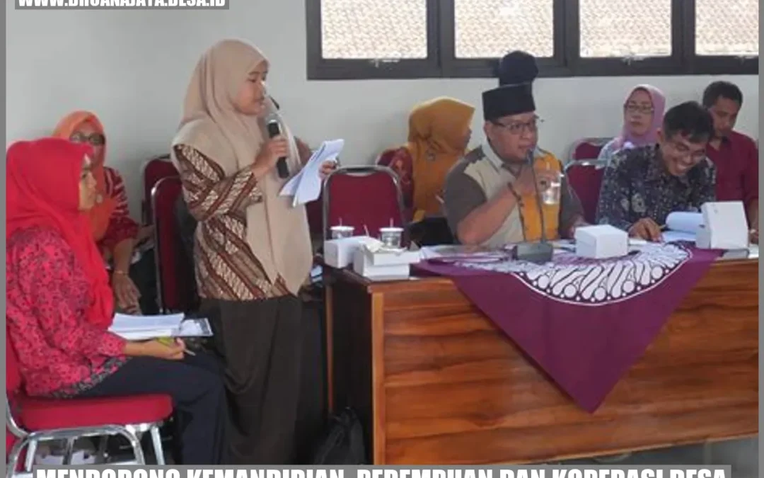 Mendorong Kemandirian: Perempuan dan Koperasi Desa