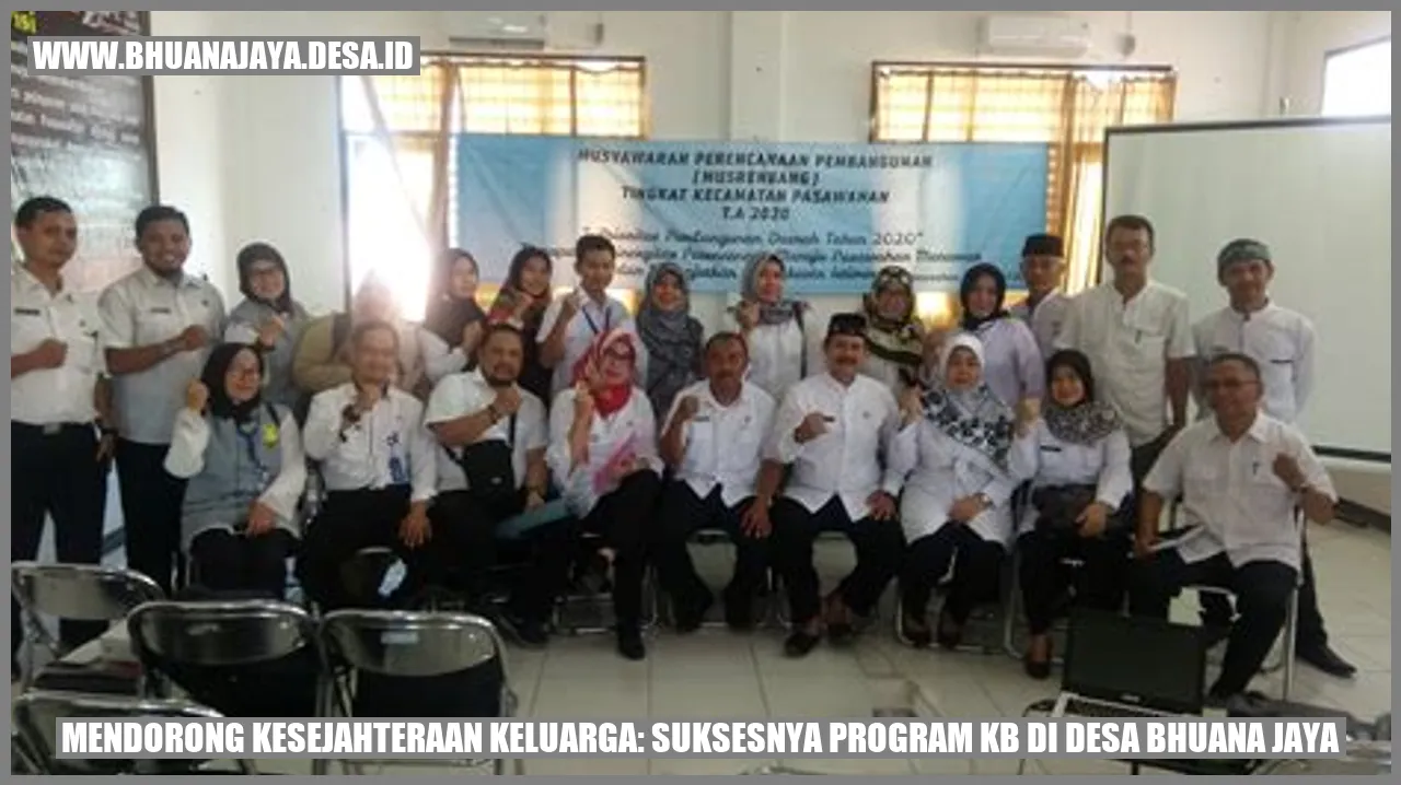 Mendorong Kesejahteraan Keluarga: Suksesnya Program KB di Desa Bhuana Jaya