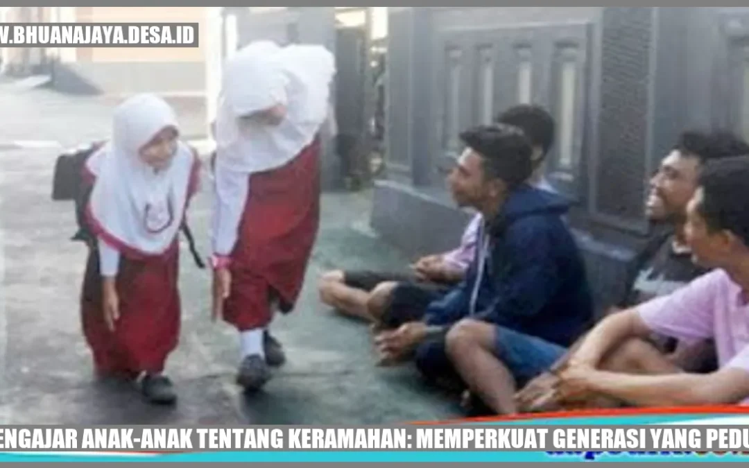 Mengajar Anak-Anak Tentang Keramahan: Memperkuat Generasi yang Peduli