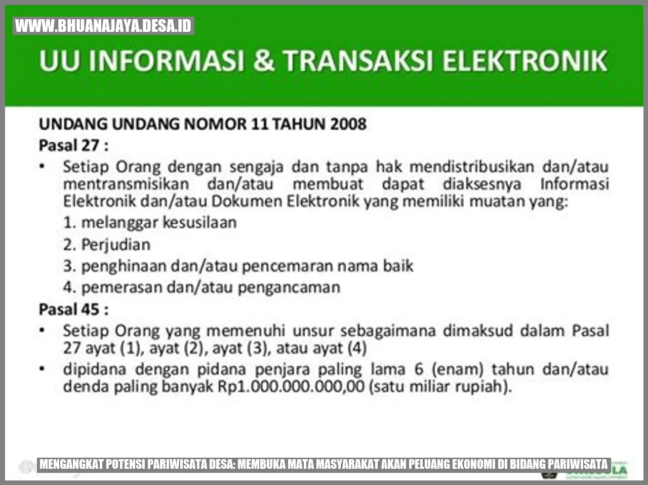 Mengangkat Potensi Pariwisata Desa: Membuka Mata Masyarakat akan Peluang Ekonomi di Bidang Pariwisata