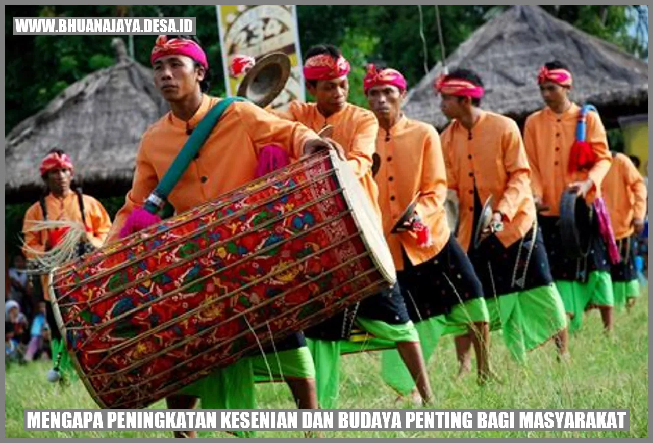 Kesenian dan Budaya Penting bagi Masyarakat