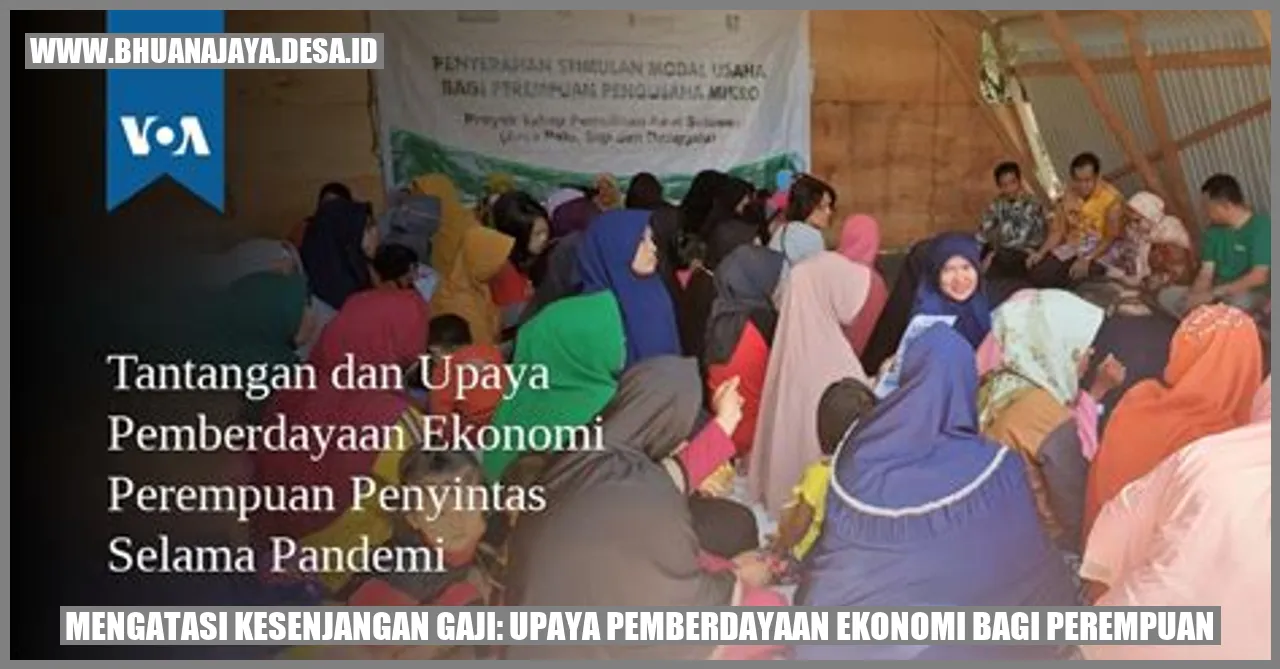 Upaya Pemberdayaan Ekonomi bagi Perempuan