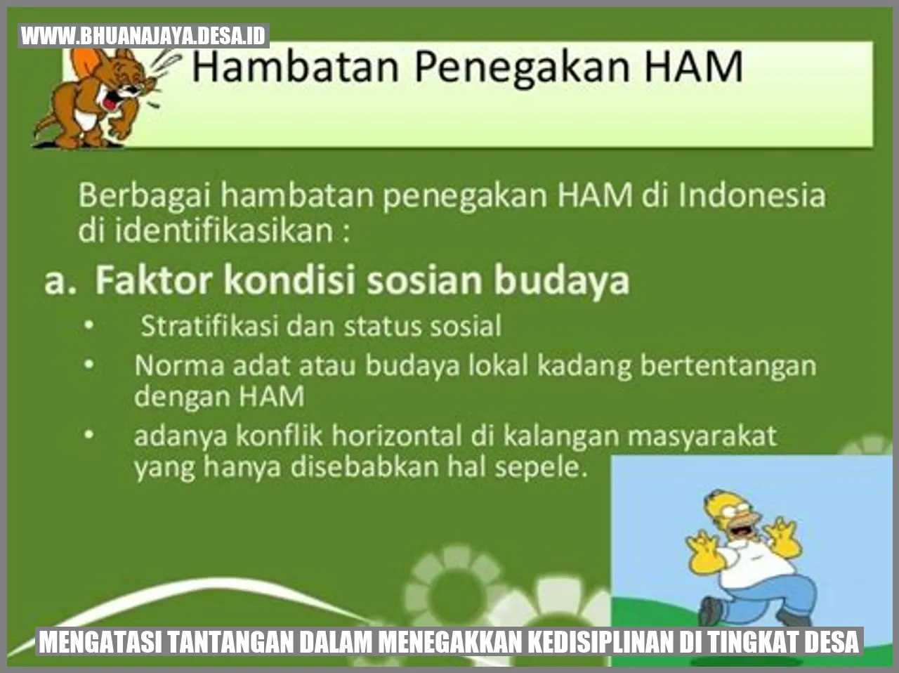 Mengatasi Tantangan dalam Menegakkan Kedisiplinan di Tingkat Desa