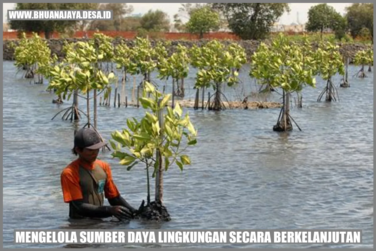 Mengelola Sumber Daya Lingkungan secara Berkelanjutan