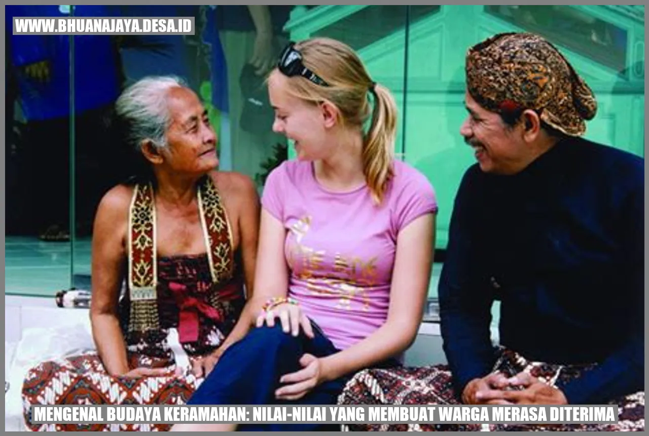 gambar budaya keramahan