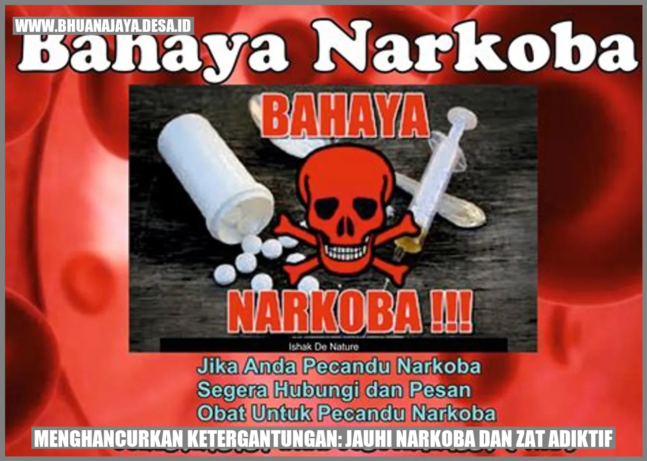 Menghancurkan Ketergantungan: Jauhi Narkoba dan Zat Adiktif