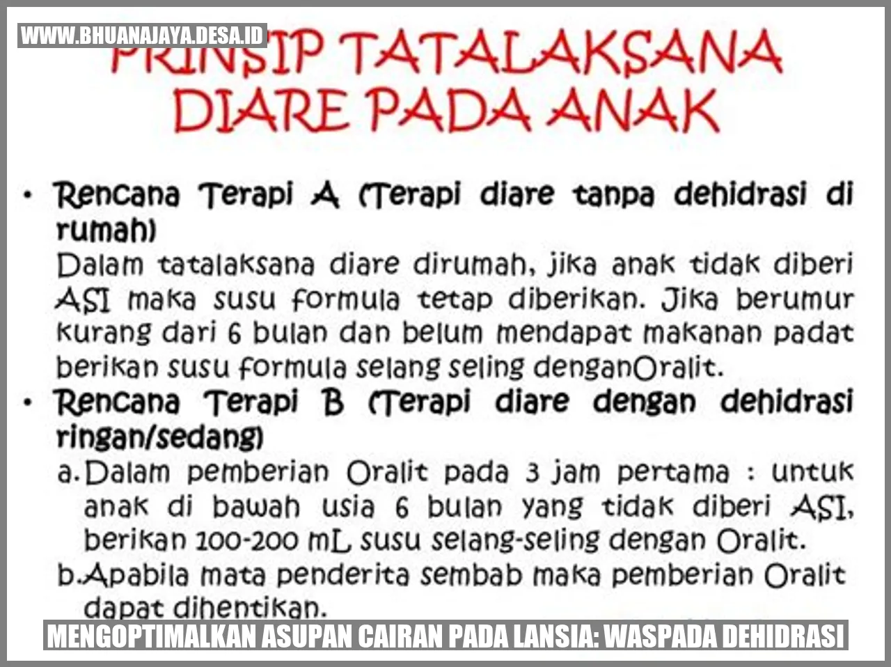 Mengoptimalkan Asupan Cairan pada Lansia: Waspada Dehidrasi