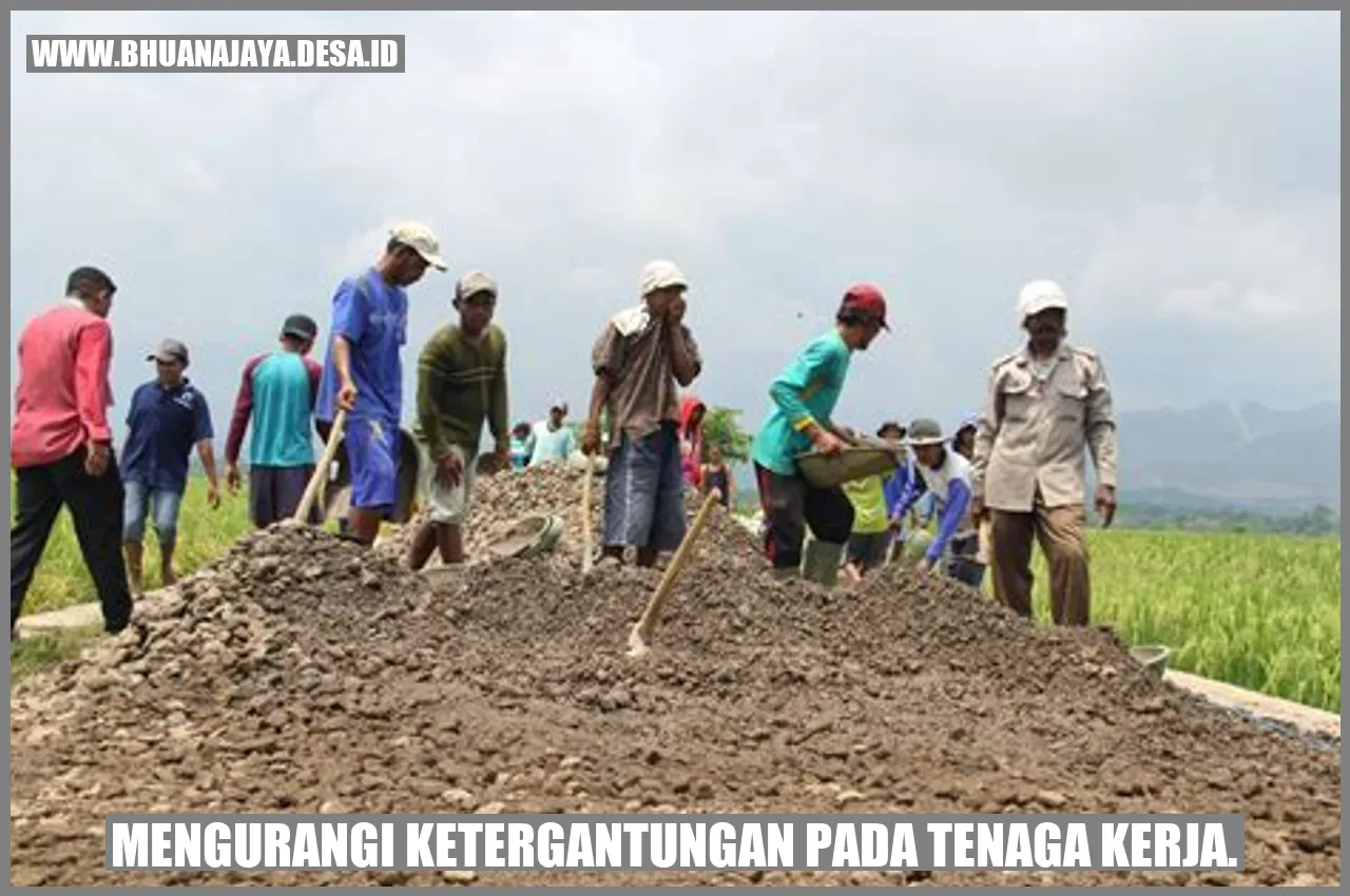 Mengurangi Ketergantungan pada Tenaga Kerja