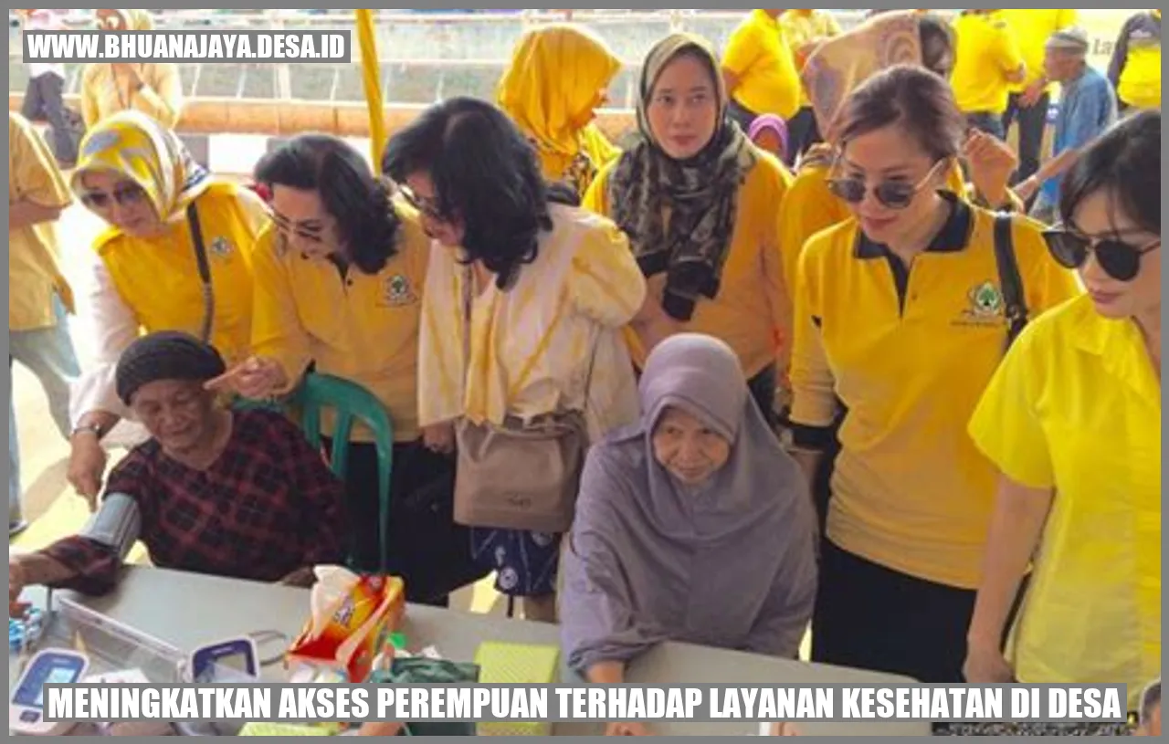 Meningkatkan Akses Perempuan terhadap Layanan Kesehatan di Desa