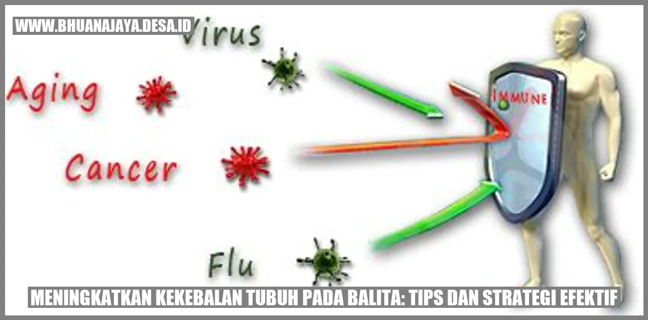 Meningkatkan Kekebalan Tubuh pada Balita: Tips dan Strategi Efektif