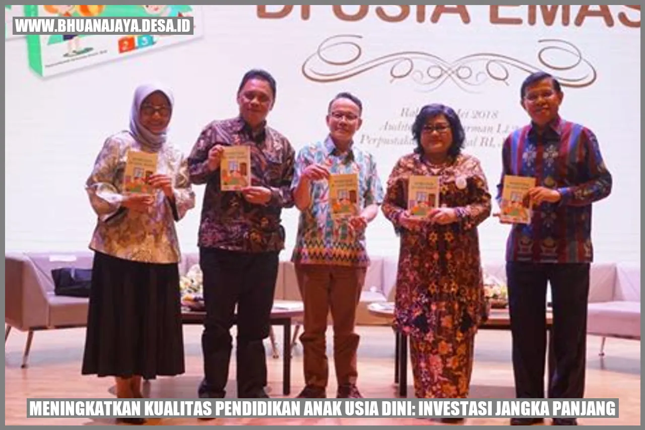 Meningkatkan Kualitas Pendidikan Anak Usia Dini: Investasi Jangka Panjang