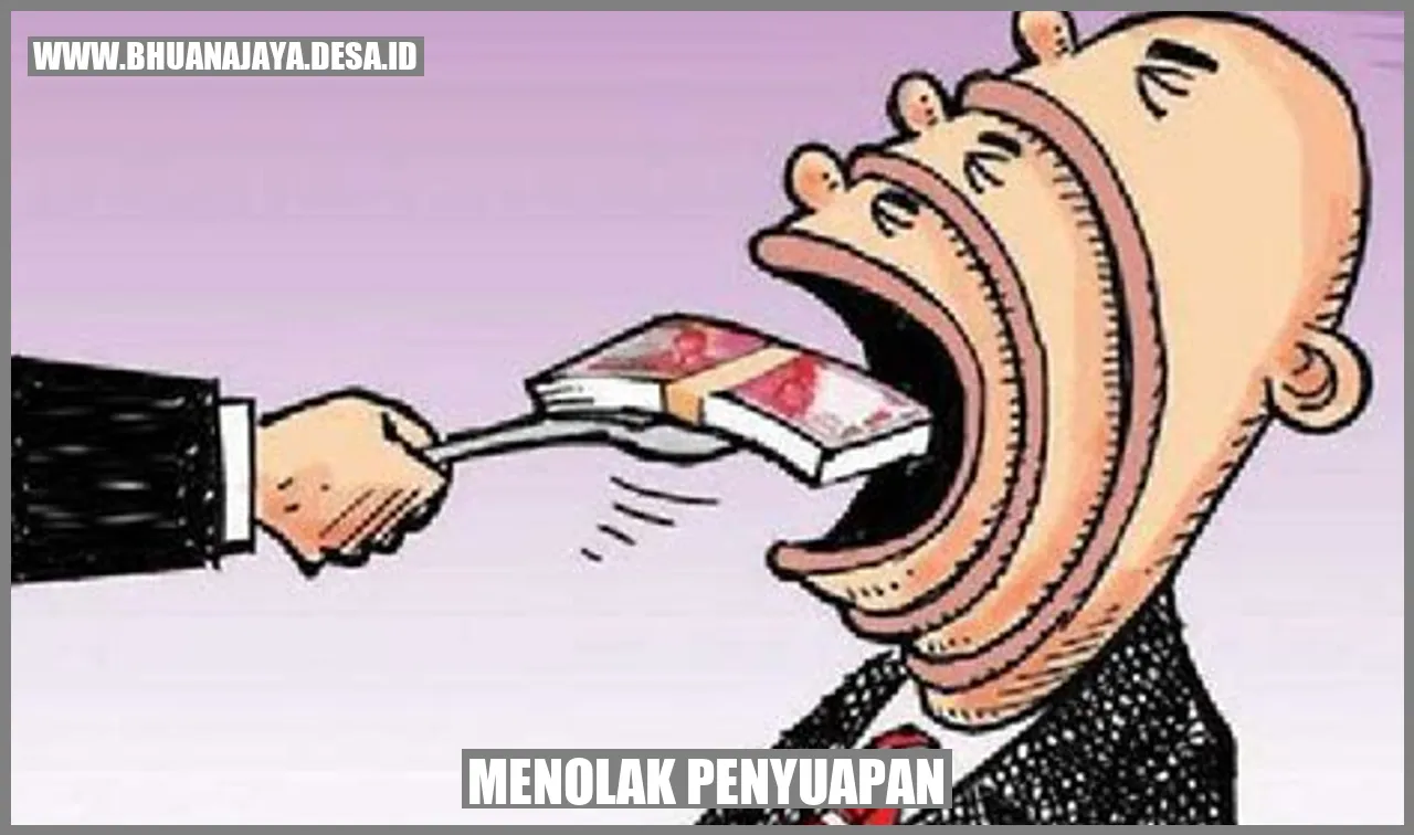 Menolak penyuapan