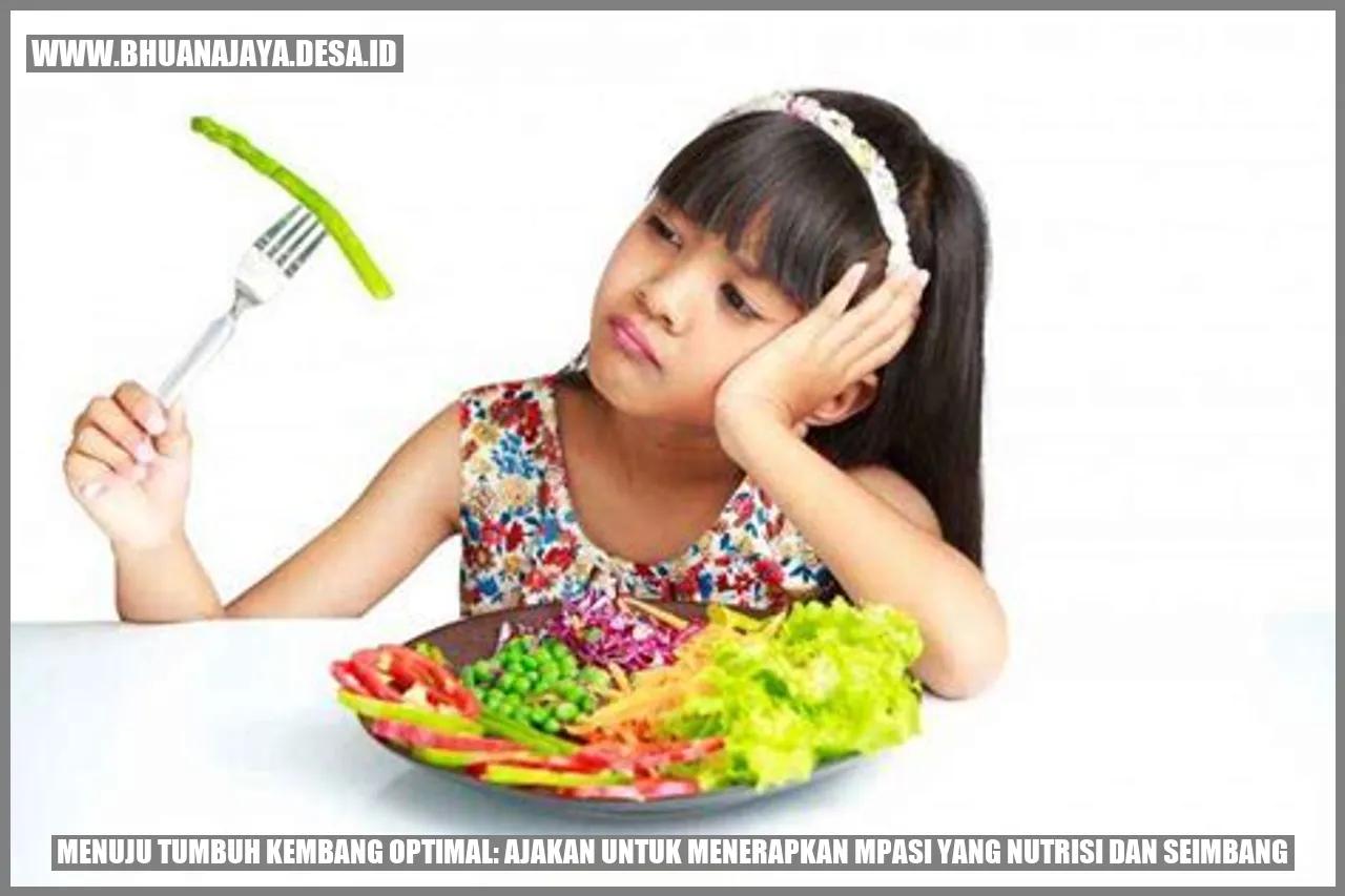 Menuju Tumbuh Kembang Optimal: Ajakan untuk Menerapkan MPASI yang Nutrisi dan Seimbang