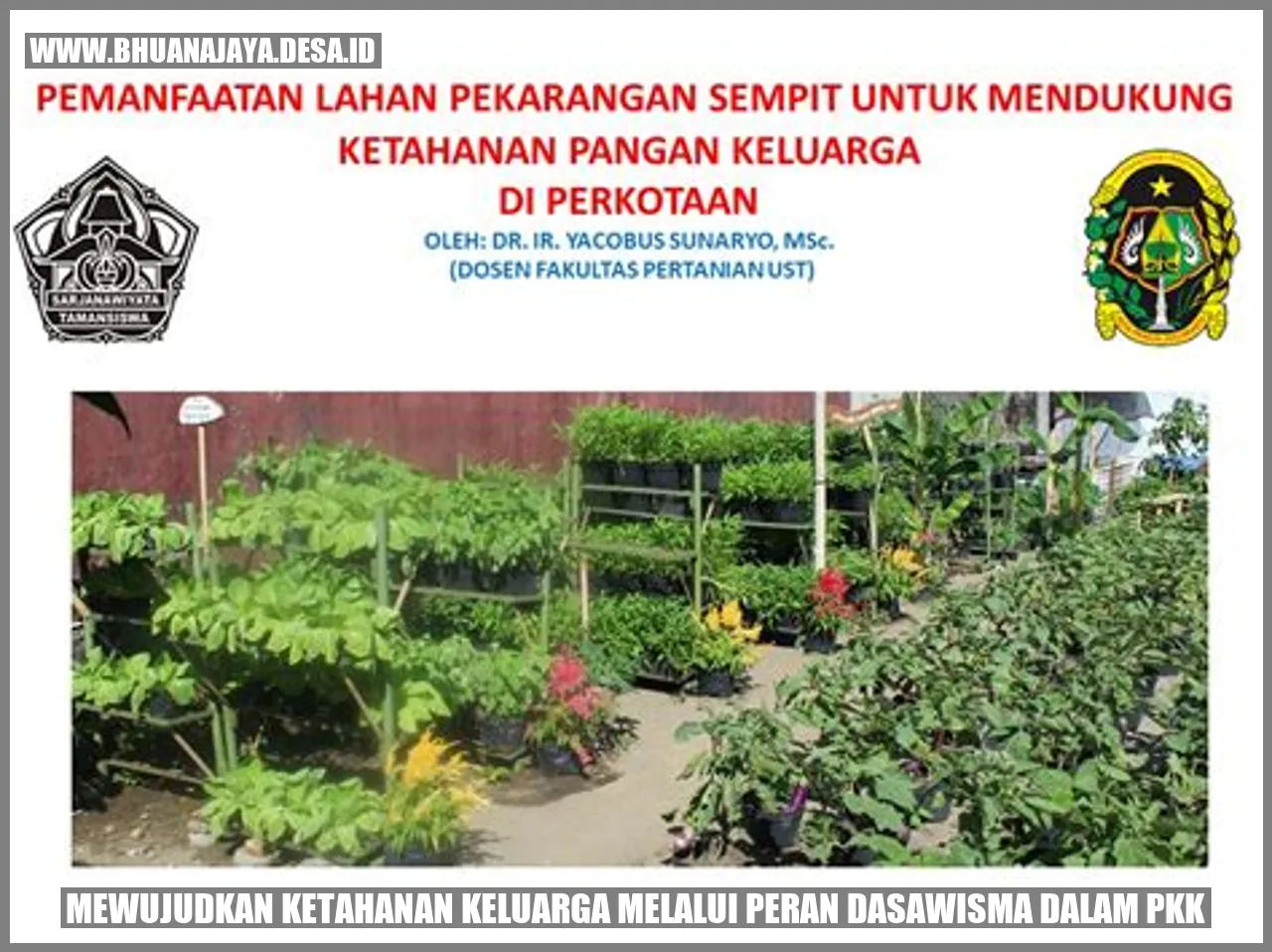 Mewujudkan Ketahanan Keluarga melalui Peran Dasawisma dalam PKK