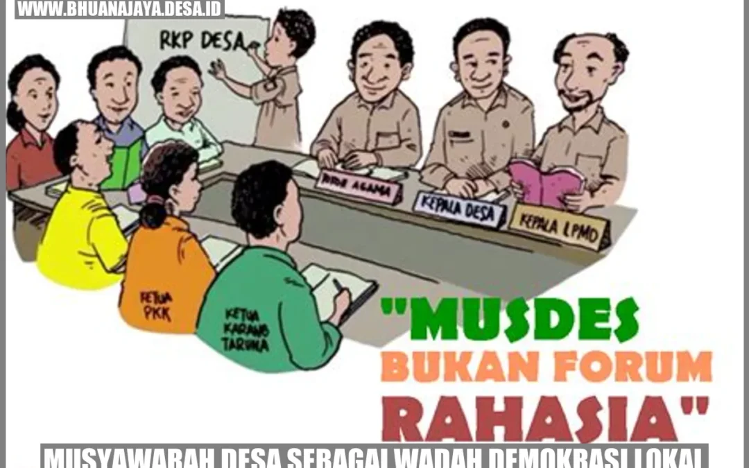 Musyawarah Desa Sebagai Wadah Demokrasi Lokal