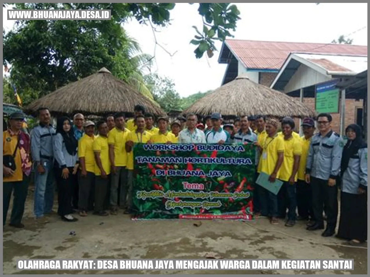 Olahraga Rakyat: Desa Bhuana Jaya Mengajak Warga dalam Kegiatan Santai