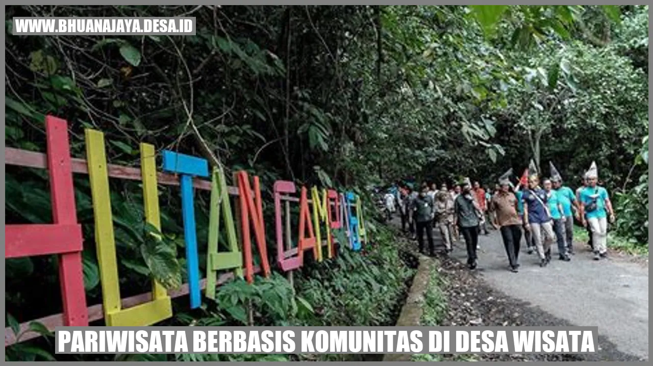 Pariwisata berbasis komunitas di desa wisata