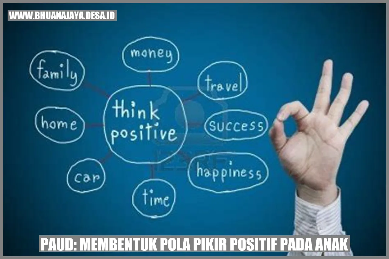 PAUD: Membentuk Pola Pikir Positif pada Anak