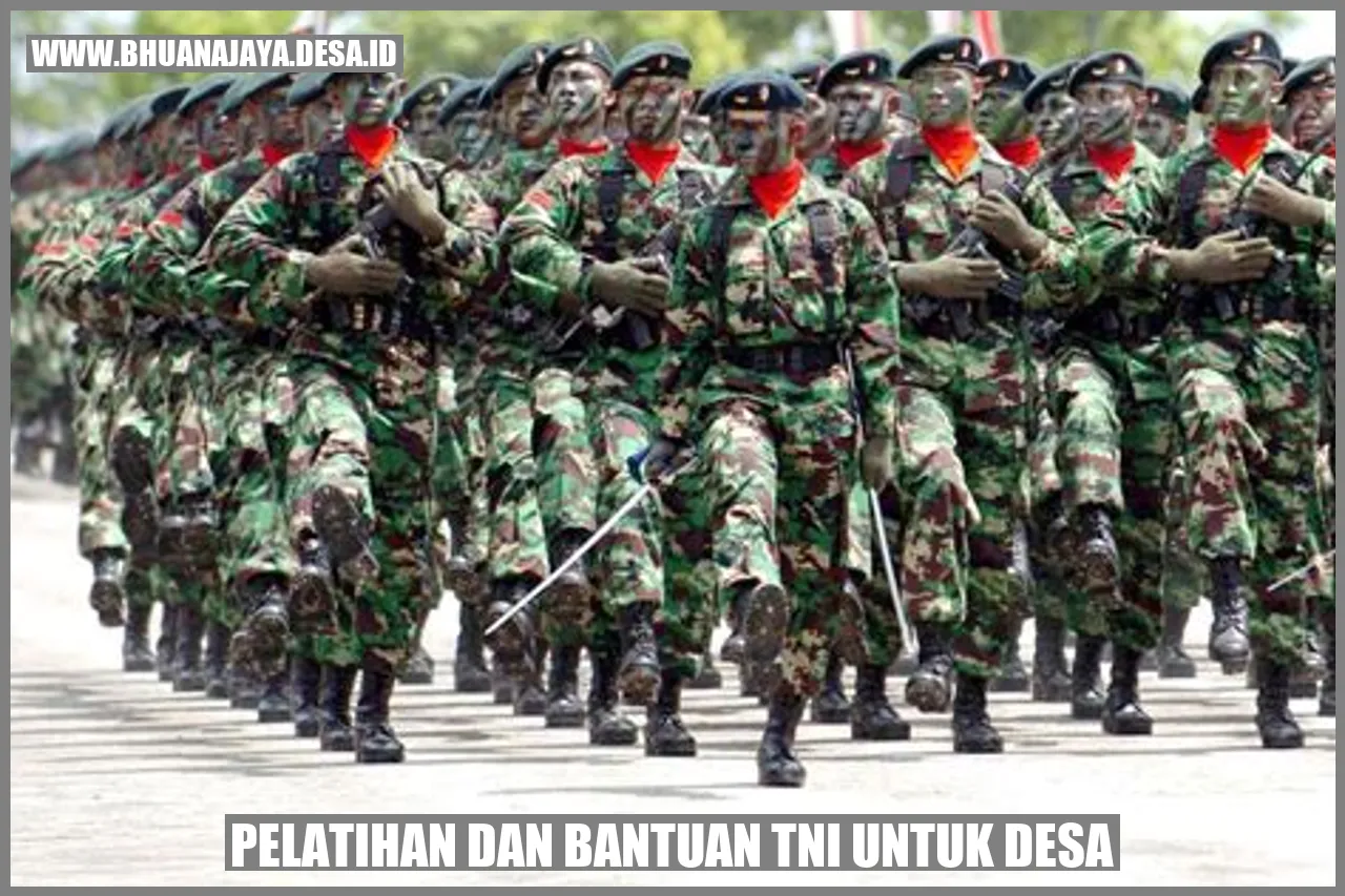 Pelatihan dan Bantuan TNI untuk Desa