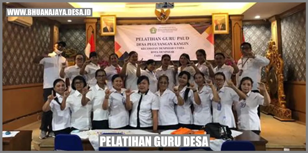 Pelatihan guru desa
