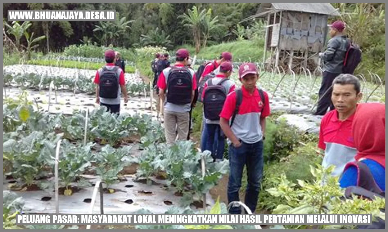 Peluang Pasar: Masyarakat Lokal Meningkatkan Nilai Hasil Pertanian melalui Inovasi