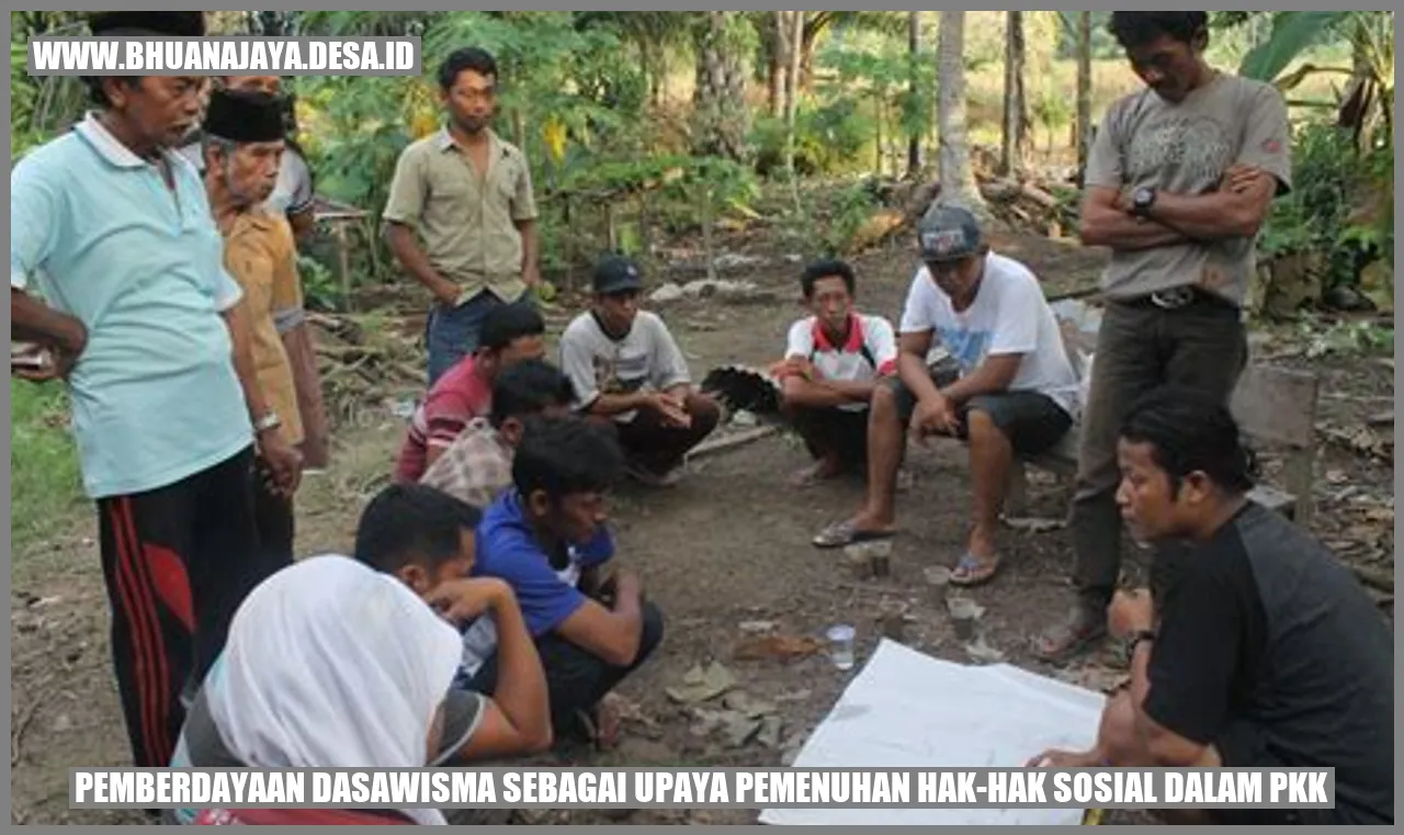 Pemberdayaan Dasawisma sebagai Upaya Pemenuhan Hak-hak Sosial dalam PKK