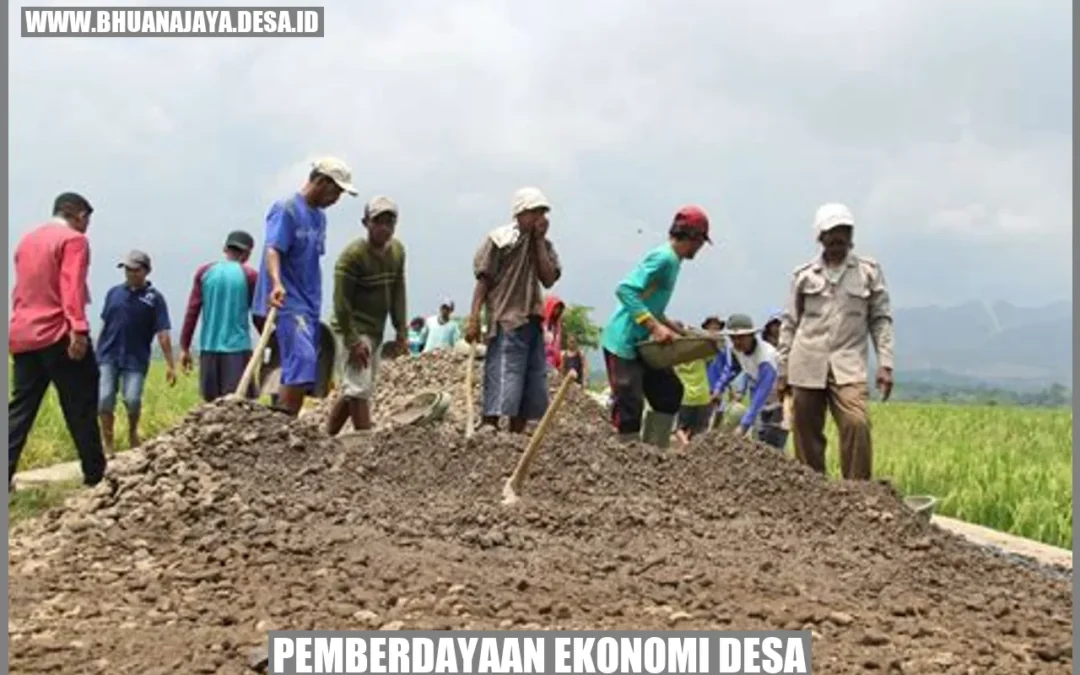 Pemberdayaan Ekonomi Desa: Meningkatkan Potensi dan Kesejahteraan Masyarakat
