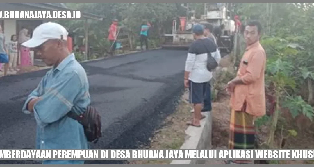Pemberdayaan Perempuan di Desa Bhuana Jaya melalui Aplikasi Website Khusus