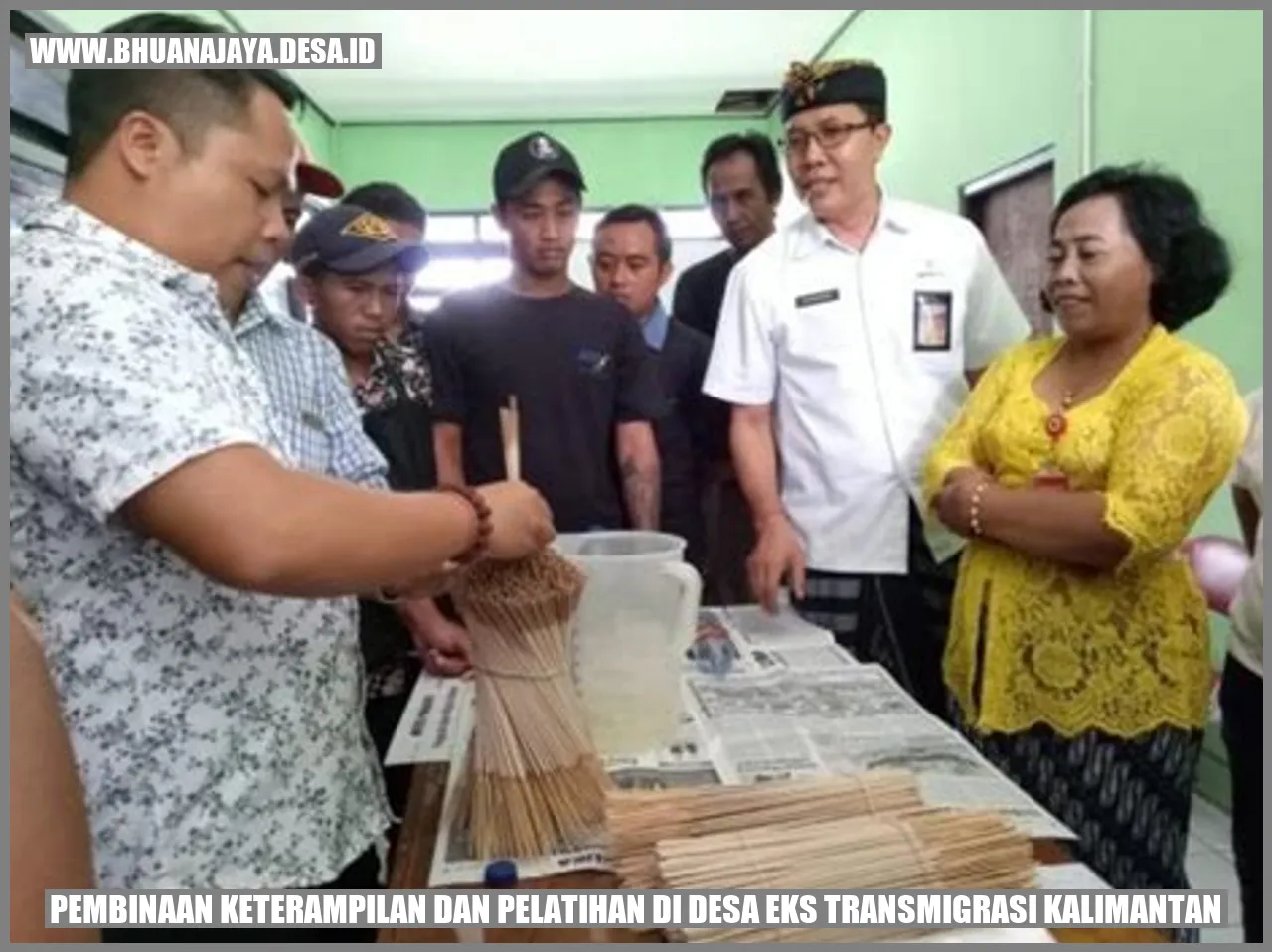 Pembinaan keterampilan dan pelatihan di desa eks transmigrasi Kalimantan
