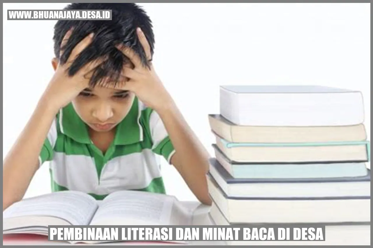 Pembinaan Literasi dan Minat Baca di Desa