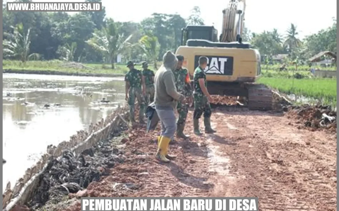 Pembuatan jalan baru di desa: Meningkatkan konektivitas dan pertumbuhan ekonomi