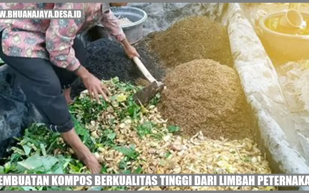 Pembuatan Kompos Berkualitas Tinggi dari Limbah Peternakan