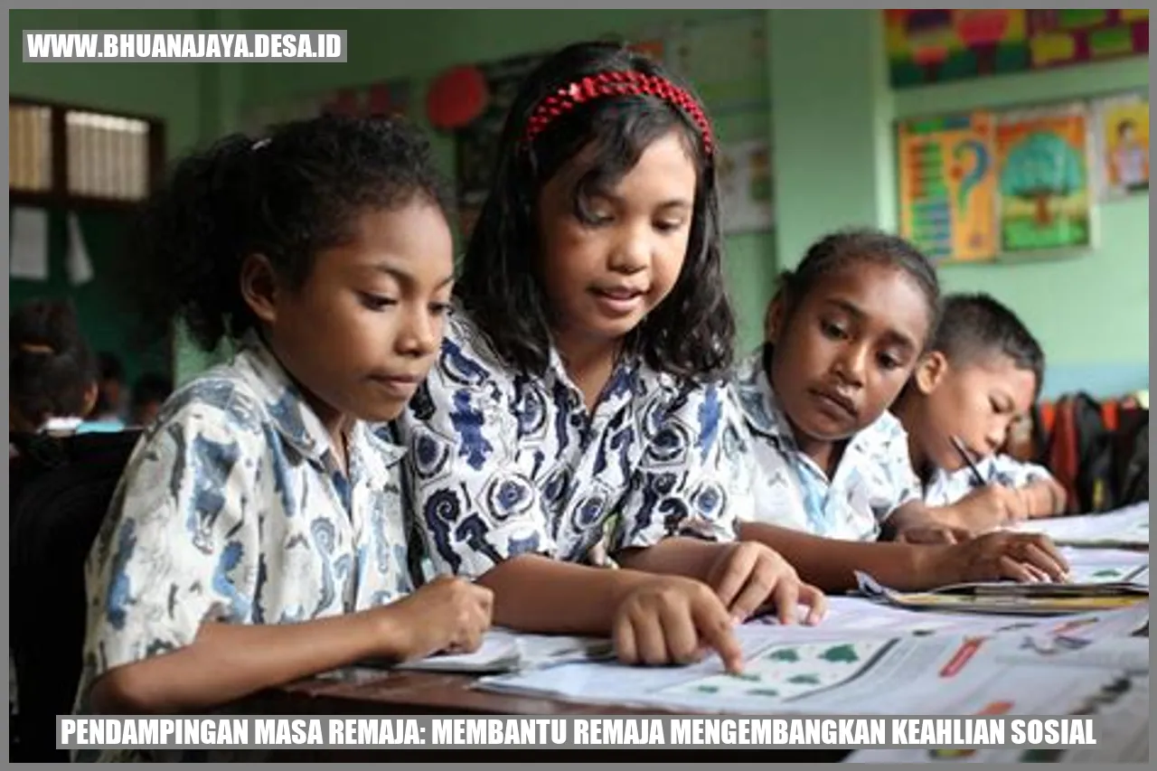 Pendampingan Masa Remaja: Membantu Remaja Mengembangkan Keahlian Sosial