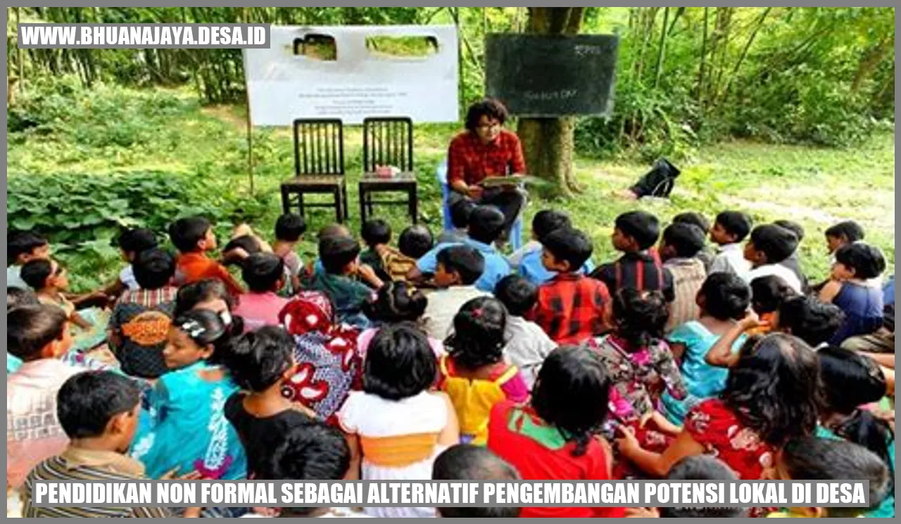 Pendidikan Non Formal Sebagai Alternatif Pengembangan Potensi Lokal di Desa