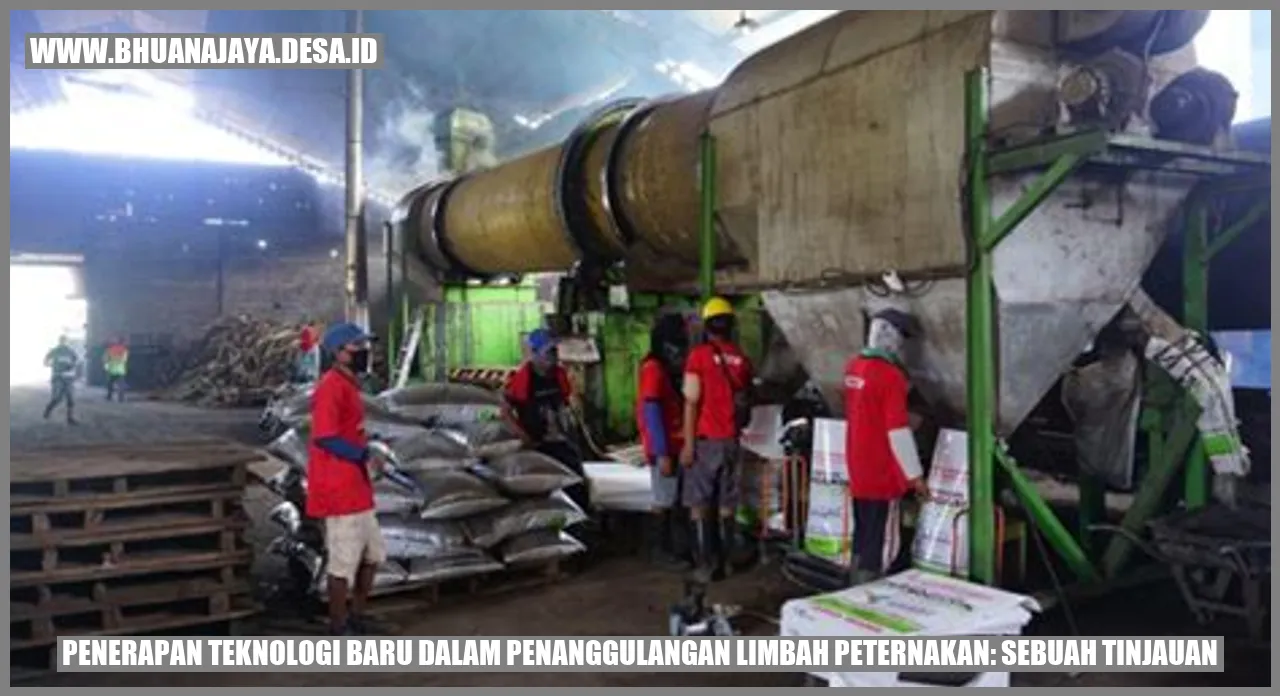 Penerapan Teknologi Baru dalam Penanggulangan Limbah Peternakan: Sebuah Tinjauan