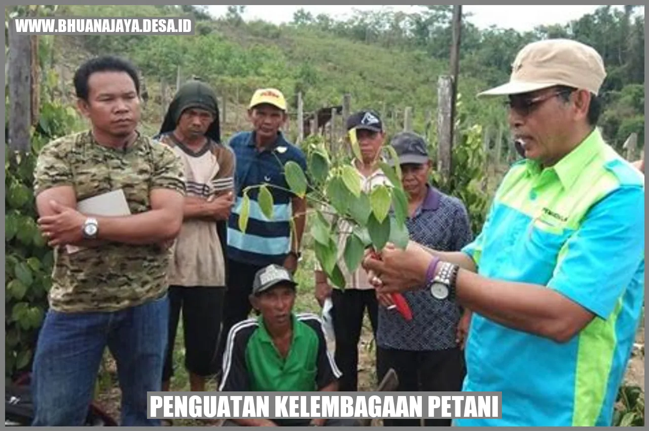 Penguatan kelembagaan petani