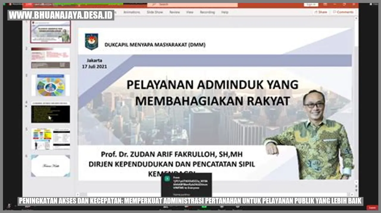 Peningkatan Akses dan Kecepatan: Memperkuat Administrasi Pertanahan untuk Pelayanan Publik yang Lebih Baik