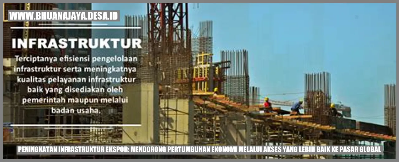 Peningkatan Infrastruktur Ekspor