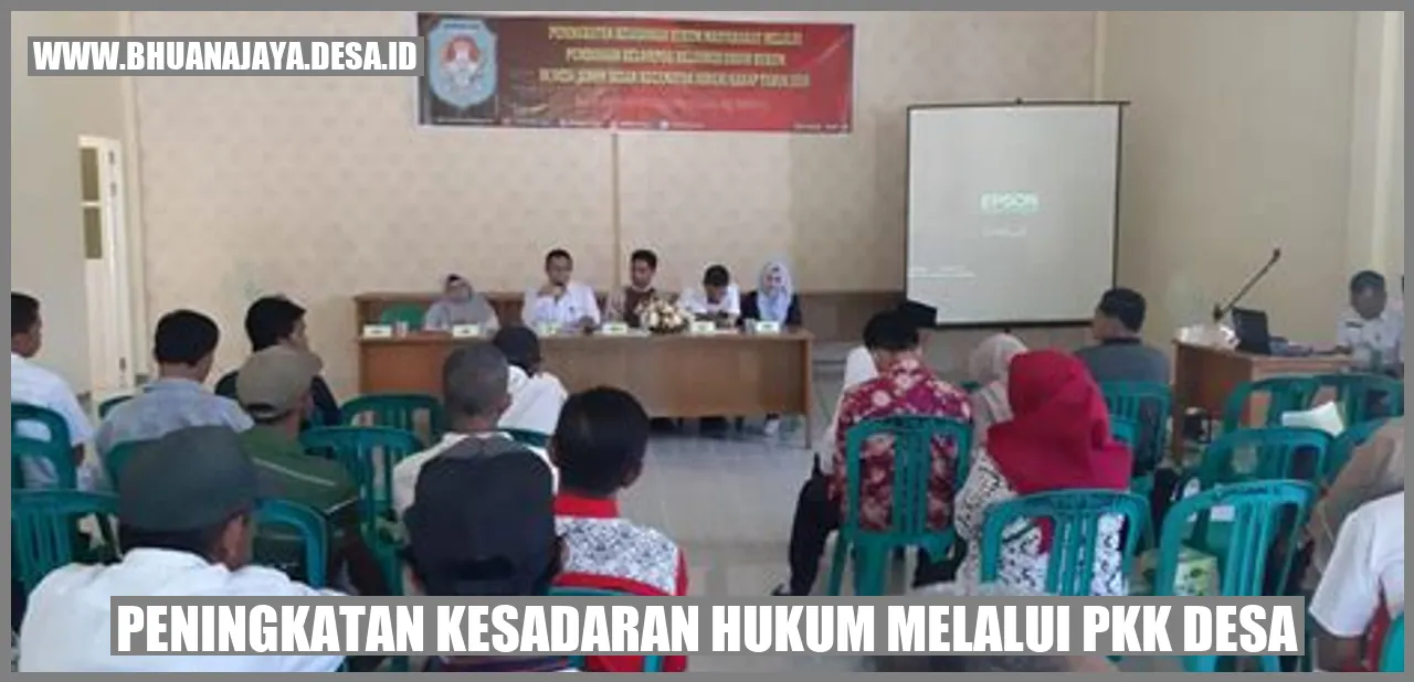 Peningkatan Kesadaran Hukum melalui PKK Desa
