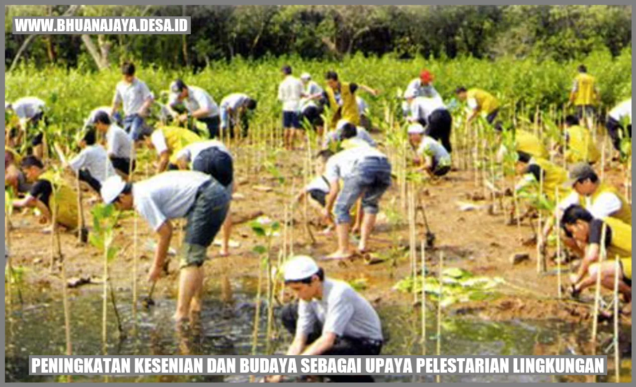 Peningkatan Kesenian dan Budaya sebagai Upaya Pelestarian Lingkungan