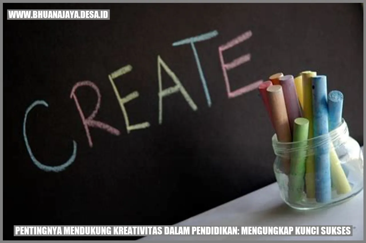 Pentingnya Mendukung Kreativitas dalam Pendidikan: Mengungkap Kunci Sukses